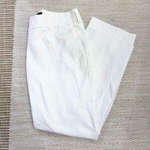 Piazza Sempione Womens White Pants Made in Italy Size 46 US 10 12 Luxury